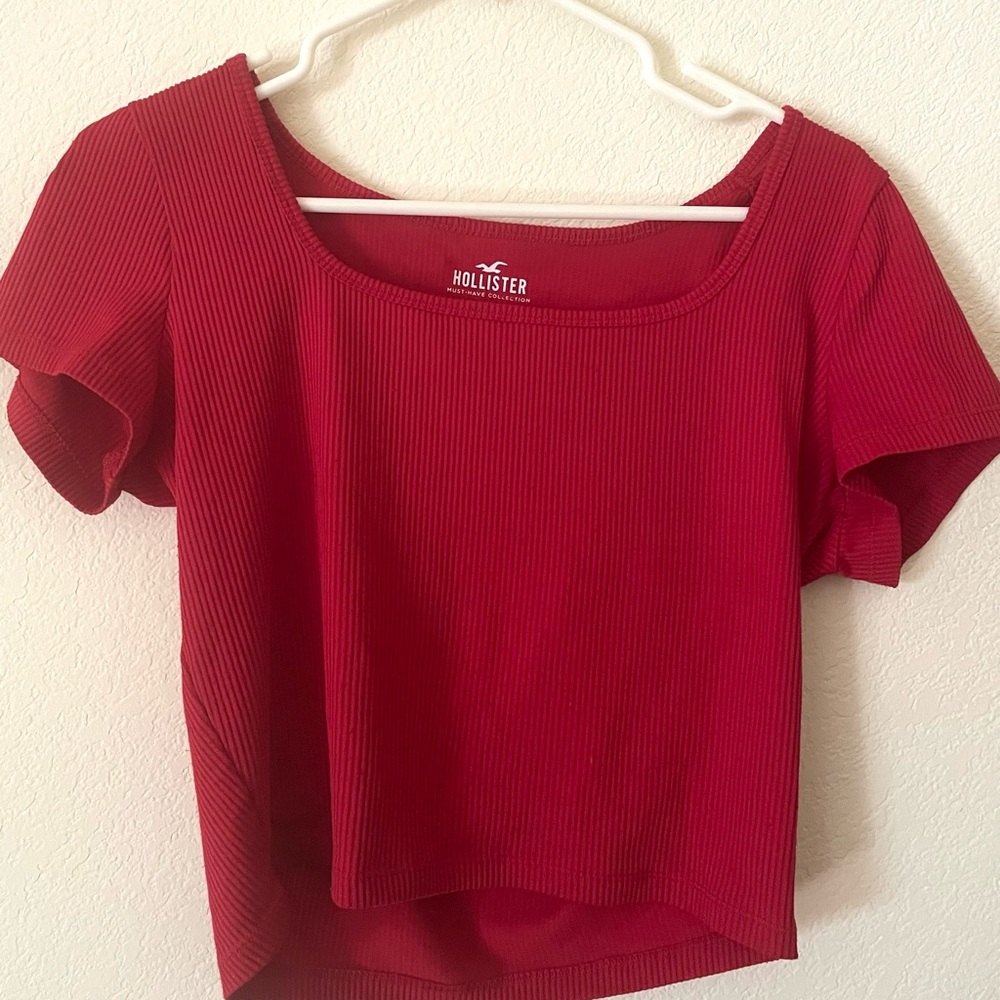 Hollister Red Baby Tee